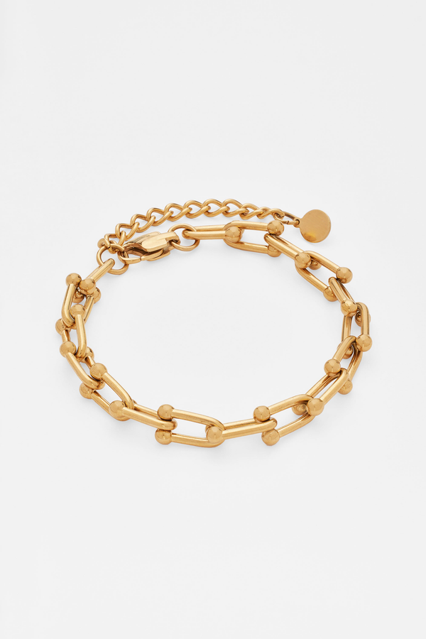 Industrial Link Bracelet - Gold