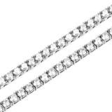 Dragon Eater Tennis Chain - White Gold