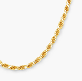 ROPE CHAIN 5MM - Solid Gold