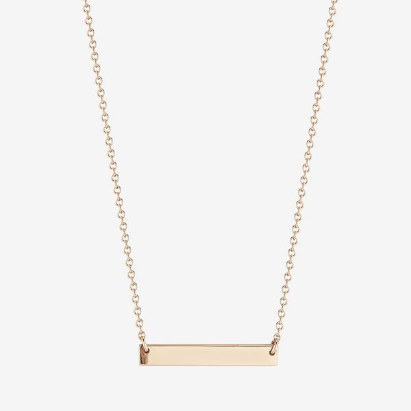 Bar necklace - Gold