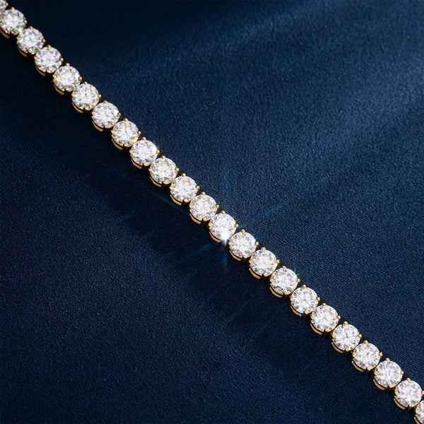 Moissanite Tennis Chain - Gold Vermeil