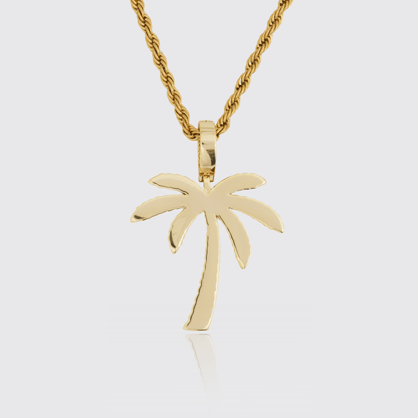 Palm Tree Pendant - Gold