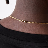 2.5MM Rope Chain - Gold