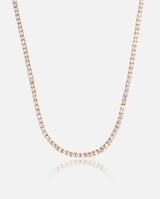 3mm Tennis Chain - Gold