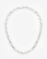 5mm Edge Chain - White Gold