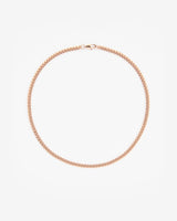 3mm Miami Cuban Chain - Rose Gold