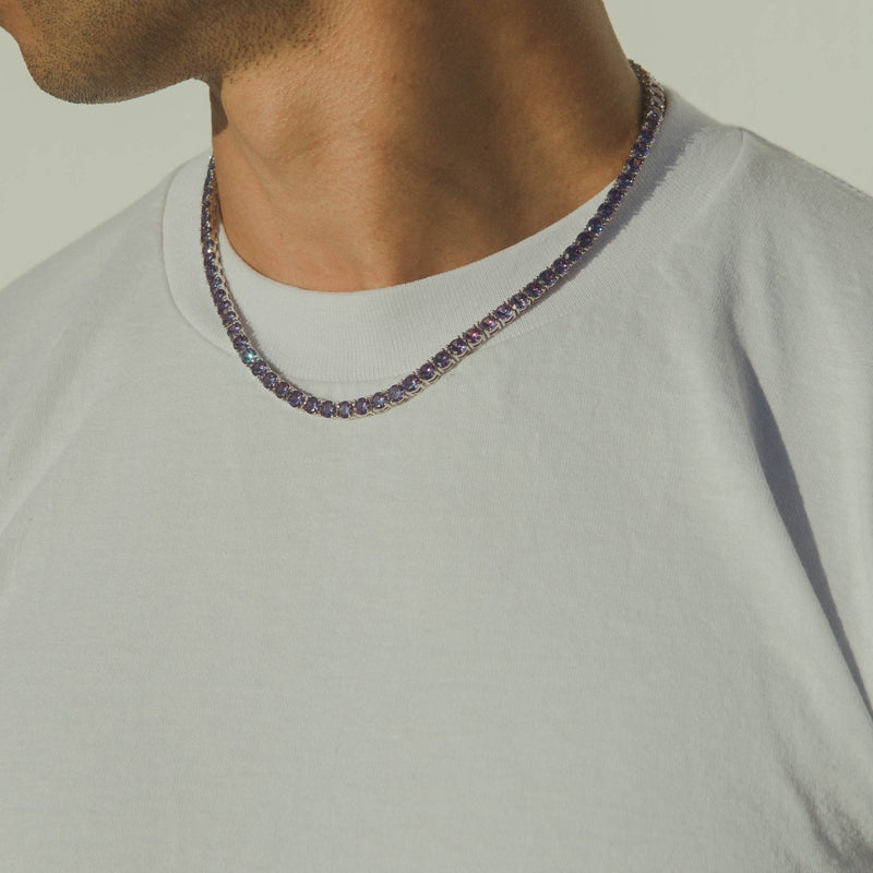 5mm Tennis Chain - Purple