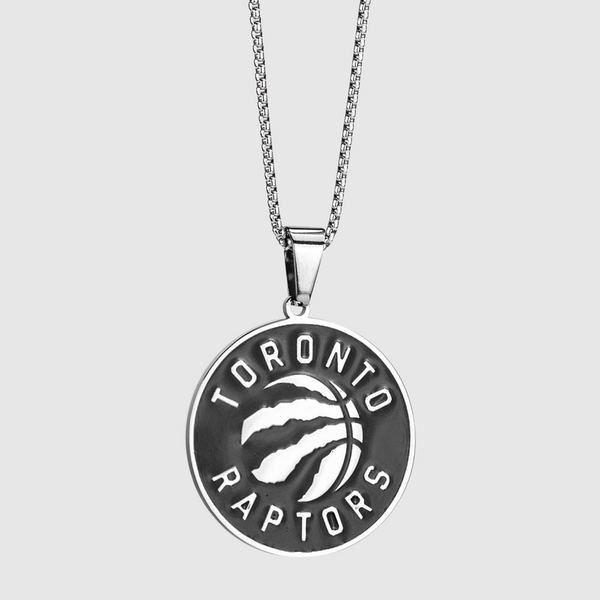 Toronto Raptors Pendant - White Gold