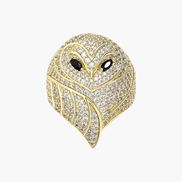 DARK OWL RING – GOLD