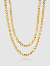 8mm Miami Cuban Chain Bundle - Gold