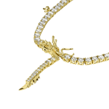 Dragon Eater Tennis Chain - Gold