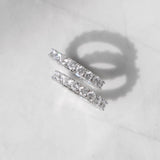 Single Row Eternity Ring - White Gold