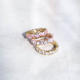 Heart Cut Eternity Ring - Gold