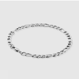 FIGARO BRACELET 5MM - White Gold