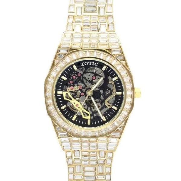 Zotic Baguette Watch - Gold