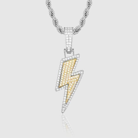 BOLT PENDANT - White Gold