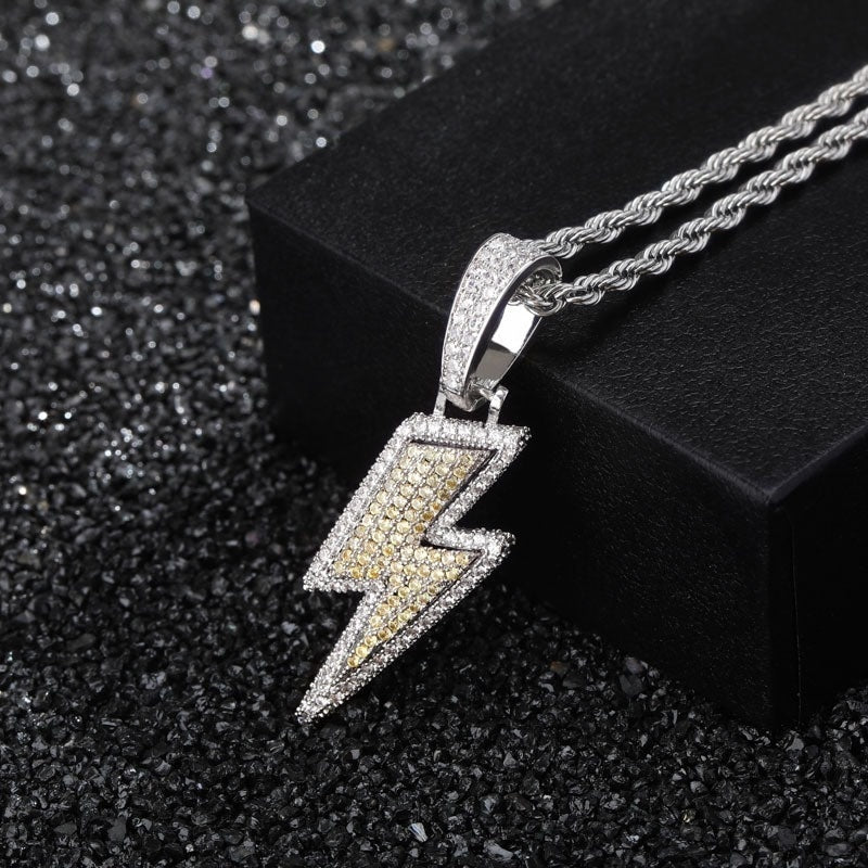 BOLT PENDANT - White Gold