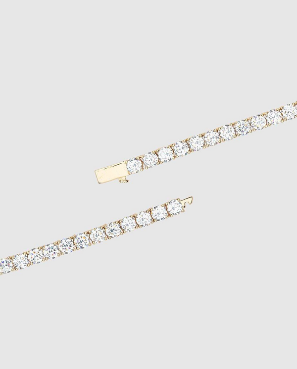 5mm Tennis Bracelet - Gold