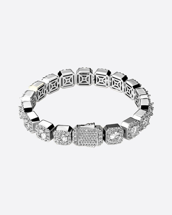 VVS clustered Bracelet - White Gold