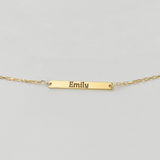 Bar necklace - Gold