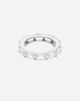 BAGUETTE RING - WHITE GOLD