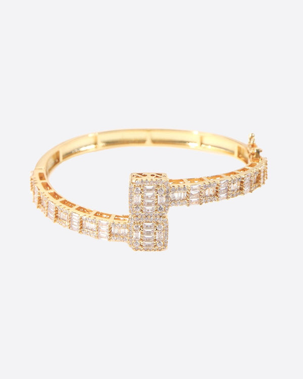 STUD ICE BRACELET- Gold