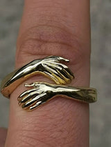 Hug ring - Gold