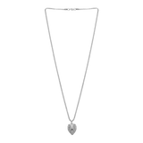 Lion Necklace - White Gold