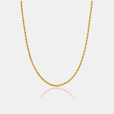 3mm Rope Chain - Gold