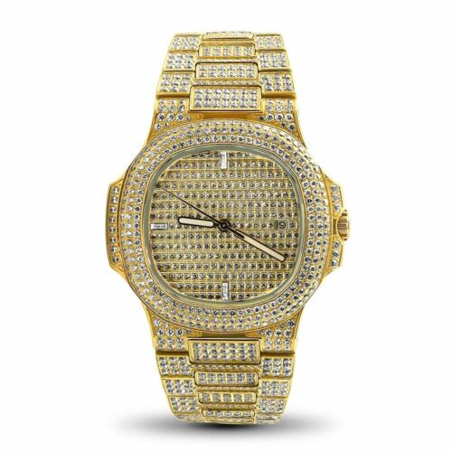 Royalty Iced Out Watch - gold