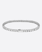 3MM VVS tennis bracelet - White Gold