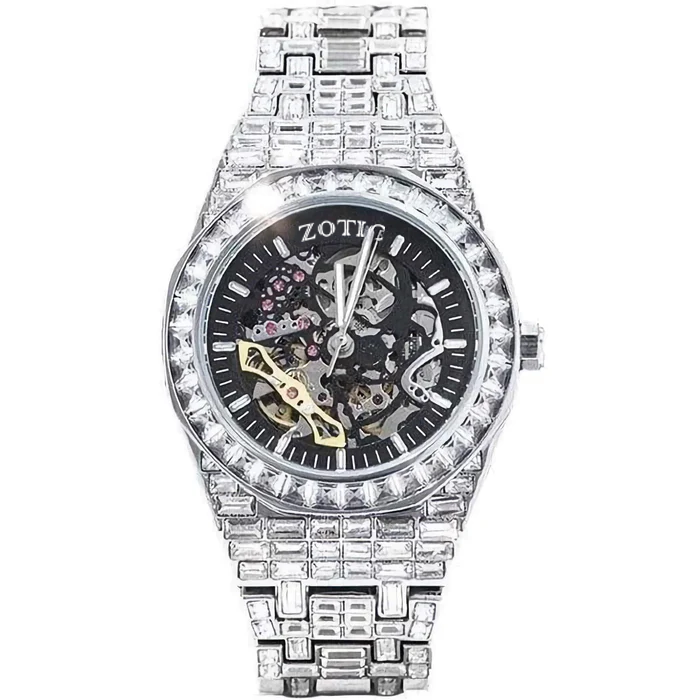 Zotic Baguette Watch - Silver